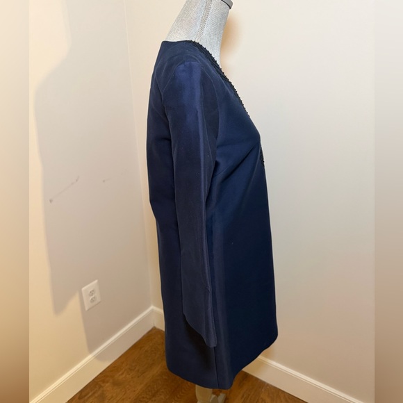 C. Wonder Blue Tunic Dress with Black Embroidery C. Wonder Blue Tunic Dress with Black Embroidery